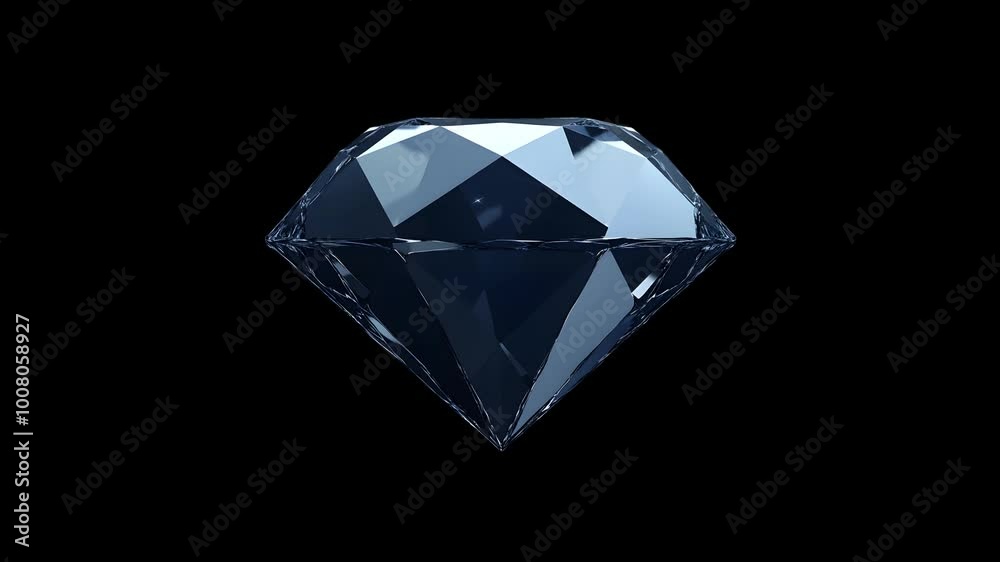 Round cut diamond rotation close up. Bright shining and sparkling clear crystal, large gemstone, colorful rainbow reflections inside. Brilliant. Black background. Seamless loop 3D Render 4K(animation Round cut diamond rotation close up. Bright shining and sparkling clear crystal, large gemstone, colorful rainbow reflections inside. Brilliant. Black background. Seamless loop 3D Render 4K(animation