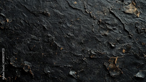 A coarse grunge texture featuring black Manila recycled kraft paper, showcasing a rugged, organic appearance with natural imperfections that add depth and character