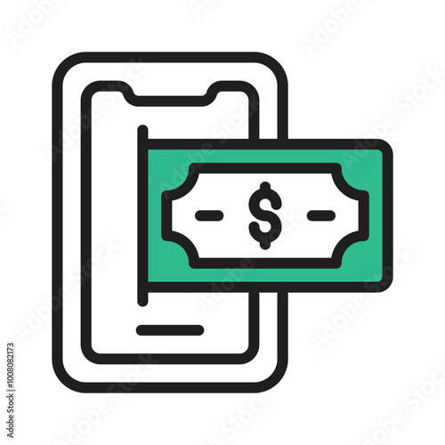A mobile payment system for transferring money digitally