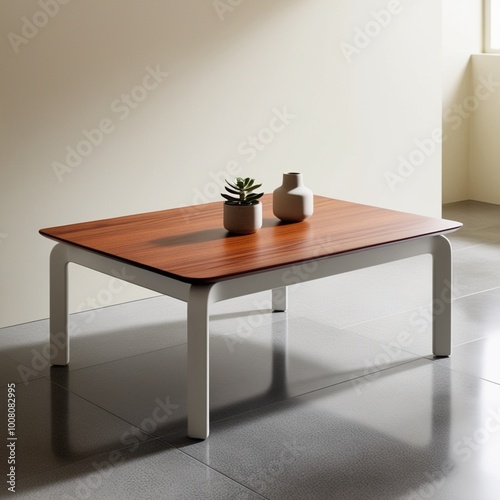 simple living room wooden table