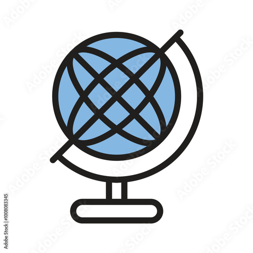 A globe symbolizing geography, world knowledge, and global connections