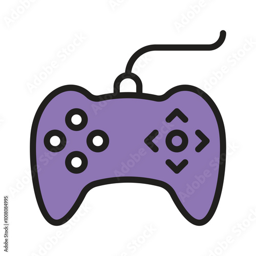 An icon of game controller used for video gaming
