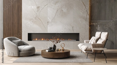 Natural Materials: The use of wood, stone, and metal enhances warmth in minimalist spaces, often maintaining their natural form to accentuate inherent beauty.
 photo