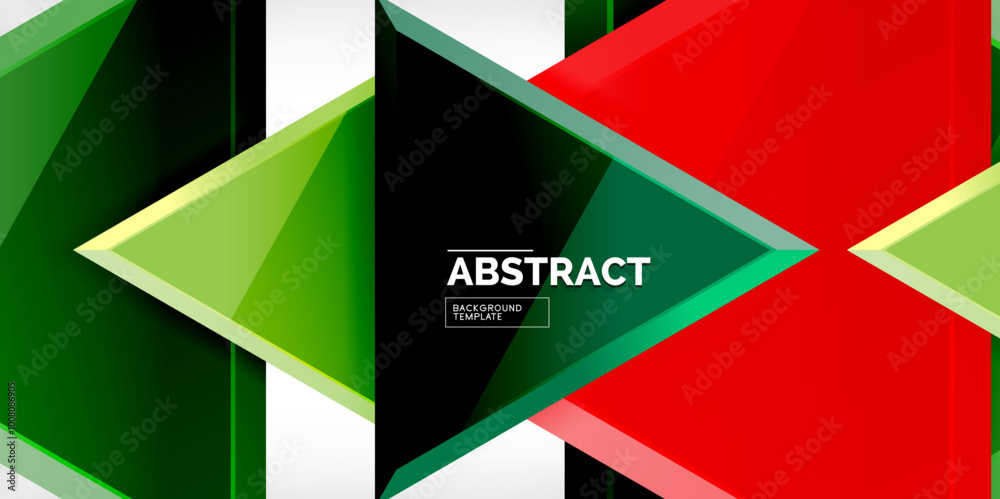 Abstract background - glossy triangles. Vector Illustration For Wallpaper, Banner, Background, Card, Book Illustration, landing page Abstract background - glossy triangles. Vector Illustration For Wallpaper, Banner, Background, Card, Book Illustration, landing page