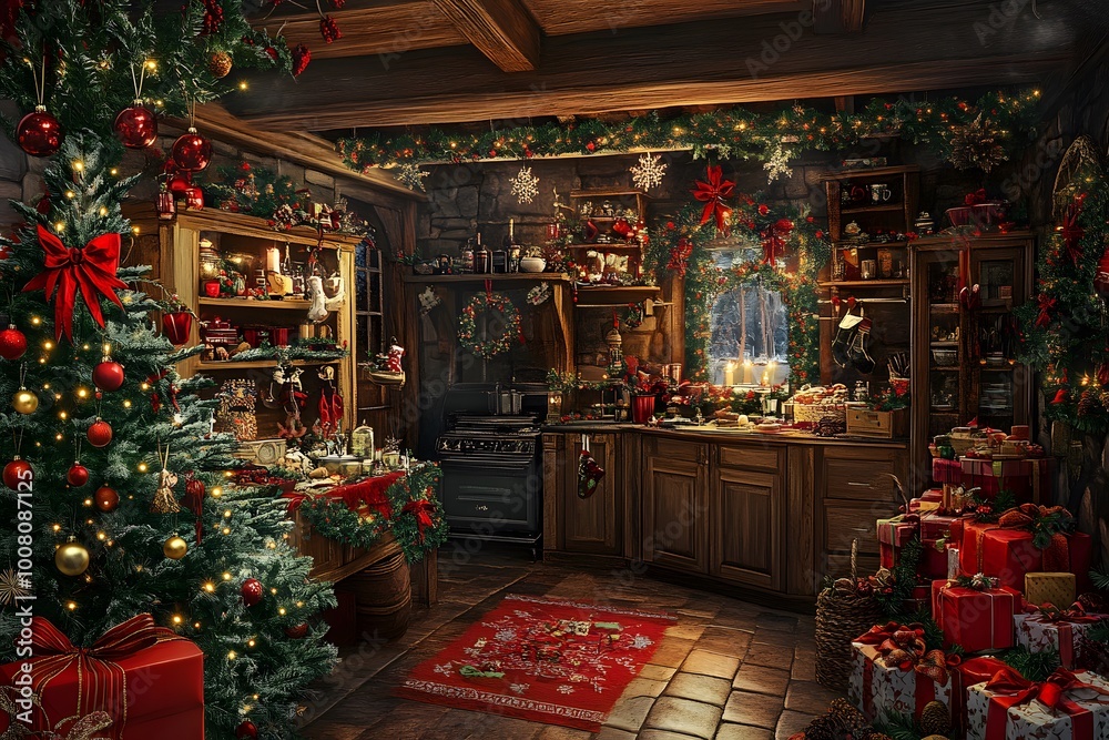Cozy Christmas Kitchen Cozy Christmas Kitchen