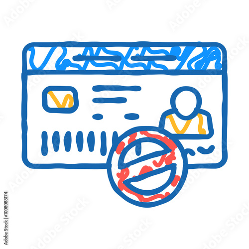 chat delete doodle icon sketch vector. chat delete sign. isolated symbol illustration