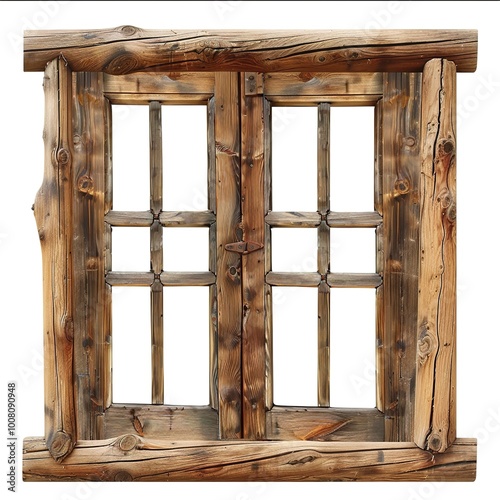 Window wooden frame building interior decoration 