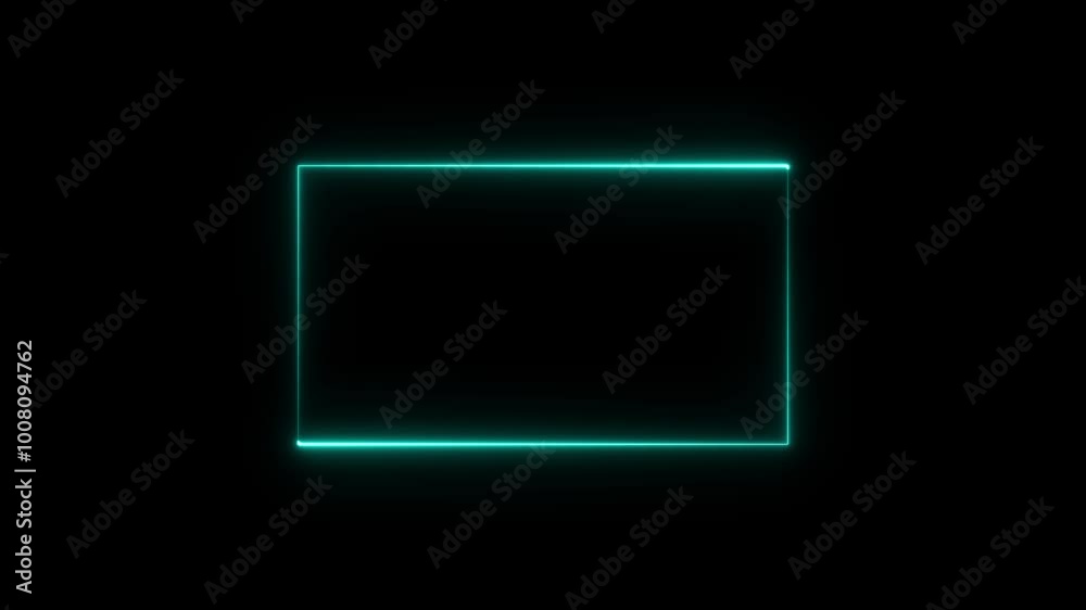 Abstract Neon Line Loop illustration rectanble purple. perfect for modern and artistic designs.. Abstract Neon Line Loop illustration rectanble purple. perfect for modern and artistic designs..
