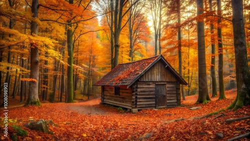 log cabin, woodland, house, landscape - scenery, hut, nature, scenics - nature, rural scene, adventure, beautiful, building