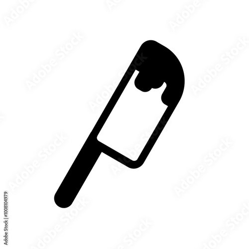 Icon Fill Black Color - Knife