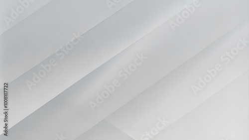 abstract white background, paper page texture for cover design presentation. Geometric white and grey gradient background with halftone circle, light overlay and shadow