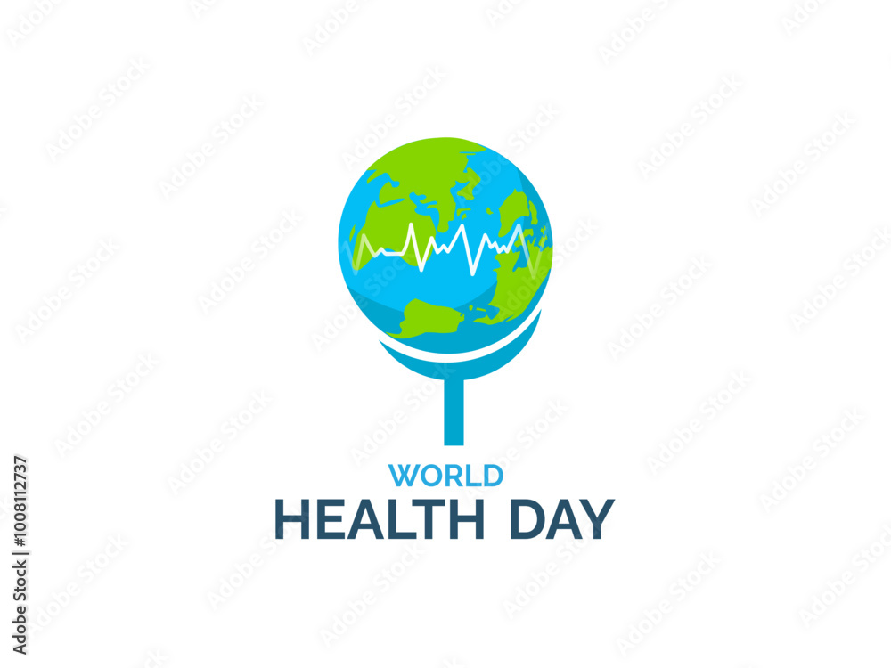 World Health Day Concept Vector Illustration. World Health Day Concept Vector Illustration.