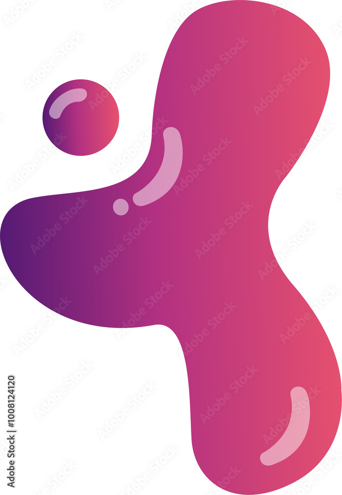 Liquid Gradient Shape Abstract Liquid Gradient Shape Abstract