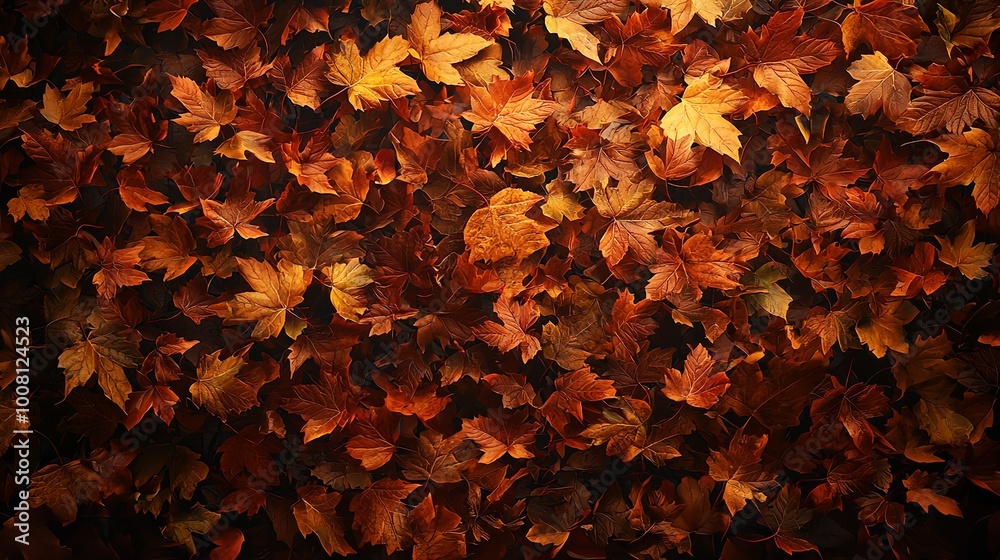 Autumnal Foliage Masterpiece A Delicate Pointillist Tapestry of Fallen Leaves Autumnal Foliage Masterpiece A Delicate Pointillist Tapestry of Fallen Leaves