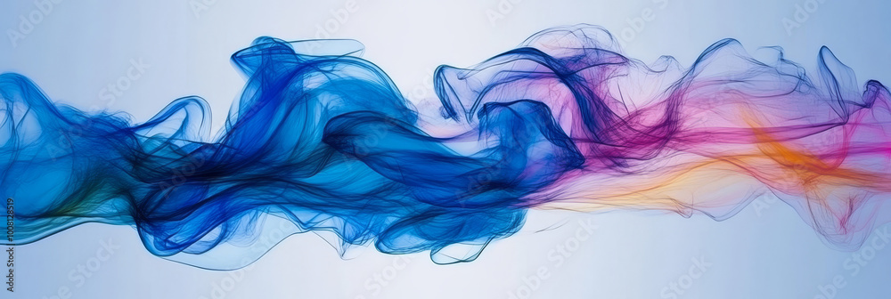 Abstract colorful smoke design. Abstract colorful smoke design.