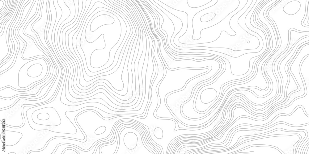 Fototapeta premium Background of the topographic map. Topography background. Vector geographic contour map.