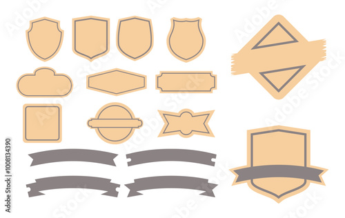 Retro Emblem set Vector