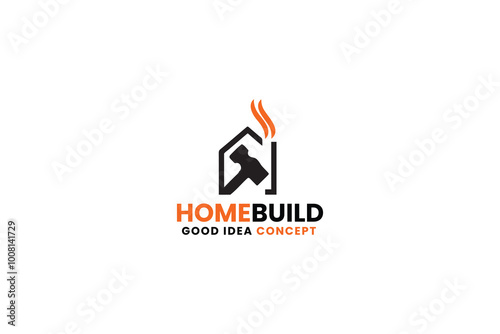 Logo design for a construction firm promoting home building