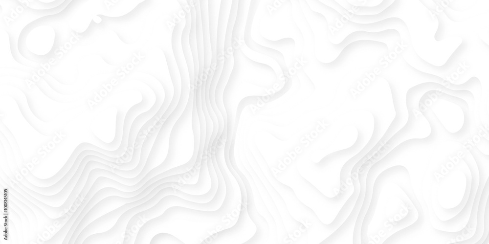 Topographic canyon geometric map relief texture with curved layers and shadow. Realistic papercut texture with wavy layers. Topographic canyon geometric map relief texture with curved layers and shadow. Realistic papercut texture with wavy layers.