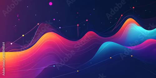 Colorful Business Growth Bar Chart