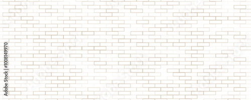 Black and white brick endless pattern background, White paper texture background. 