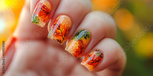 Autumn Inspired Nail Art