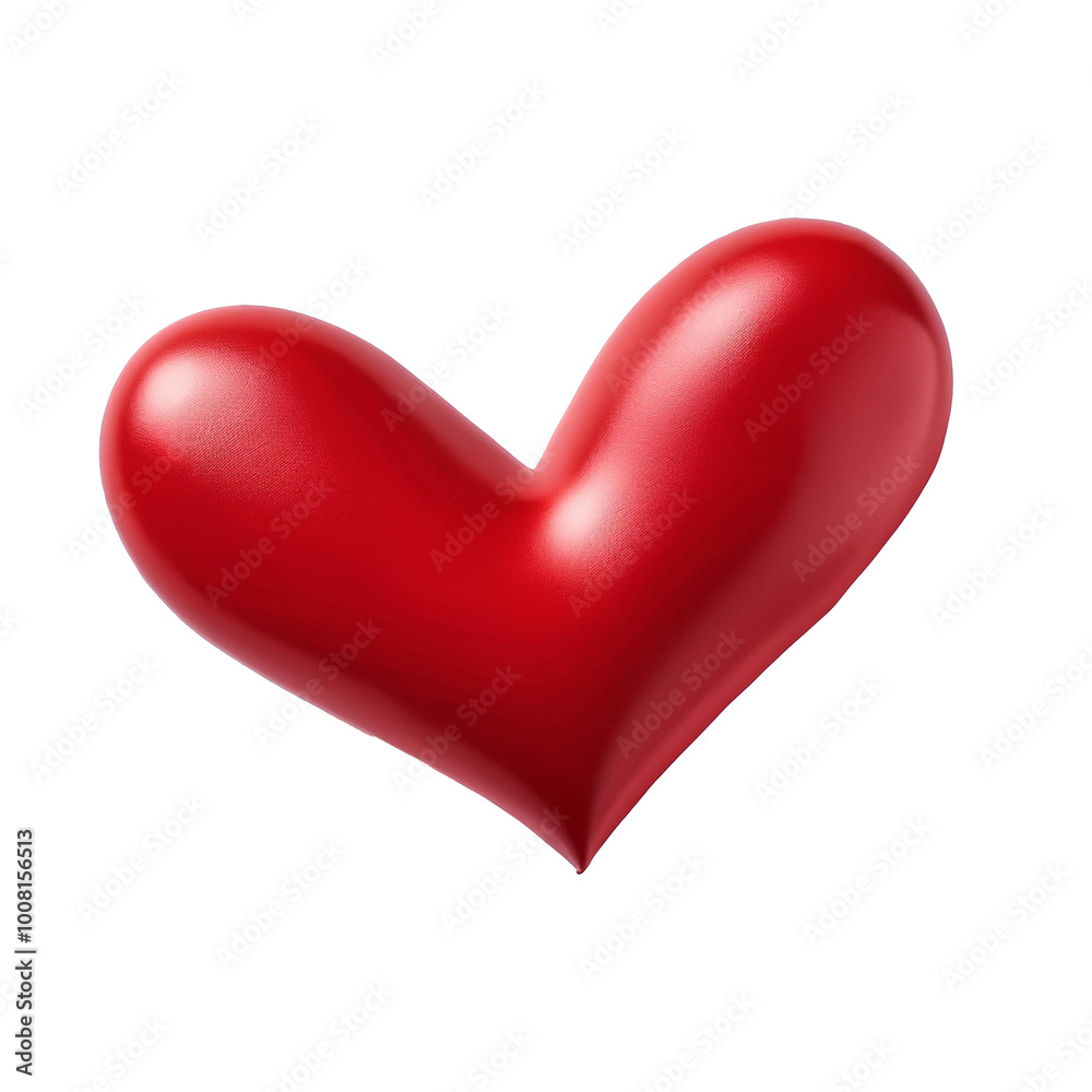 Single heart symbol isolated on white background Single heart symbol isolated on white background