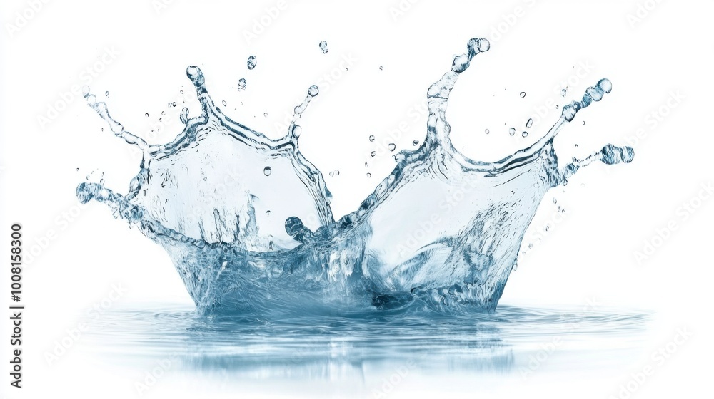 Splash water isolated on white background. Splash water isolated on white background.