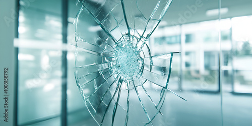 Shattered Glass Effect on Window