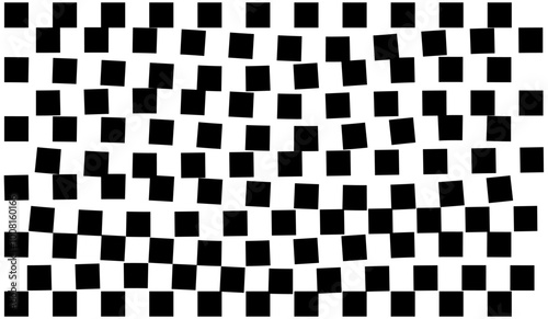 Psychedelic checkerboard pattern