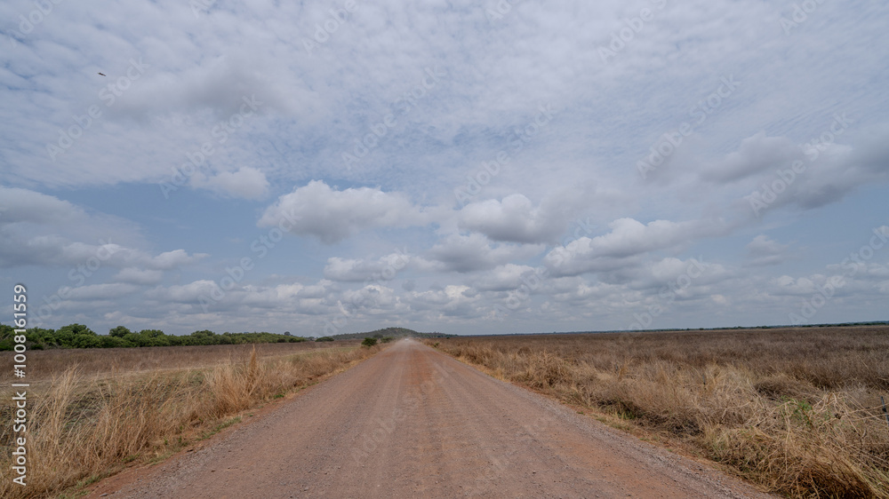 Red dirt road in Northern Territories australia Red dirt road in Northern Territories australia