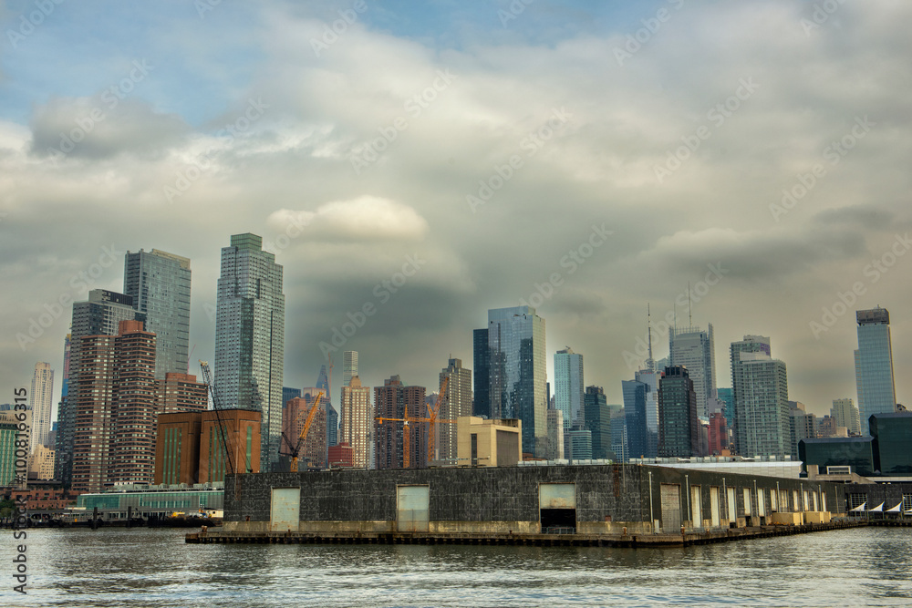 Skyscrapers and buildings of New York. USA.