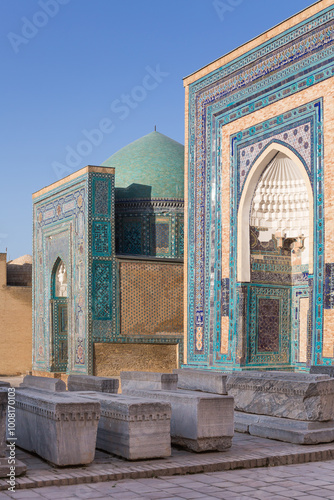 Shah-i-Zinda in Samarkand, Uzbekistan photo