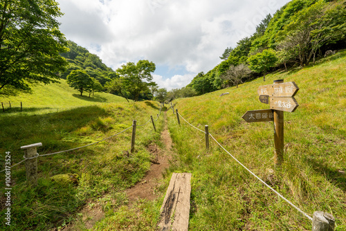 Hiking on Mountain Daibosatsu in Japan