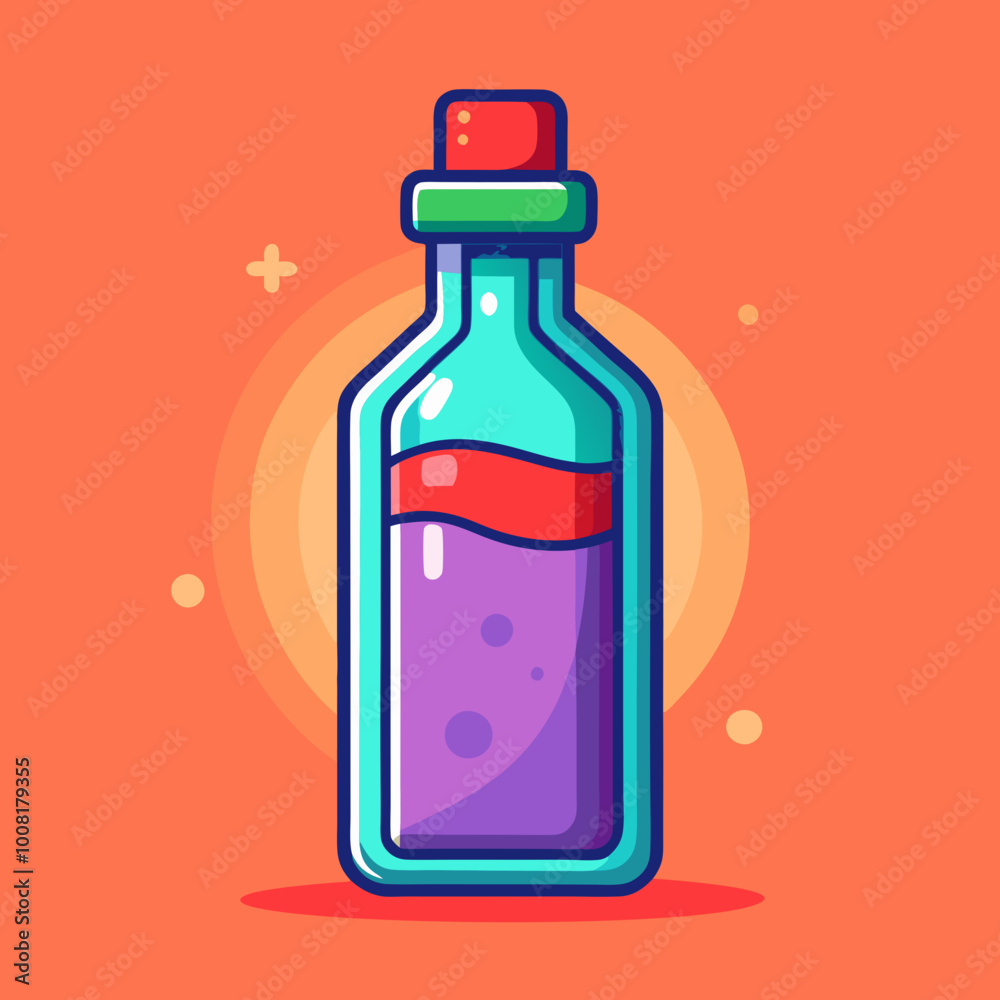 vector illustartion of bottle vector illustartion of bottle