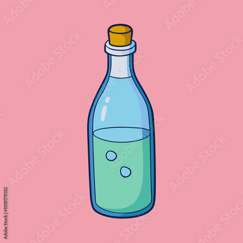  vector illustartion of bottle