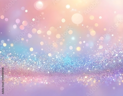 pastel blue yellow pink glitter sparkling background 