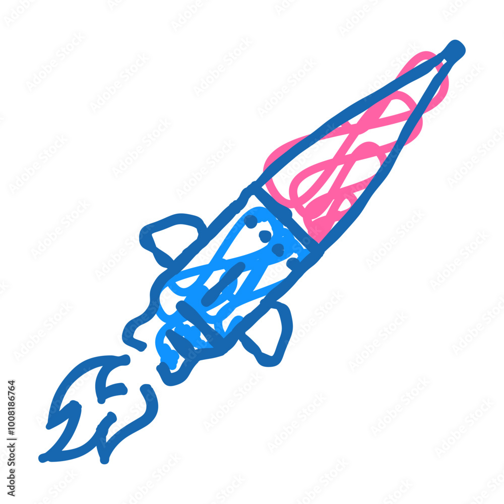 hypersonic missiles future technology doodle icon sketch vector. hypersonic missiles future technology sign. isolated symbol illustration hypersonic missiles future technology doodle icon sketch vector. hypersonic missiles future technology sign. isolated symbol illustration