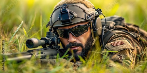 army military sniper photo