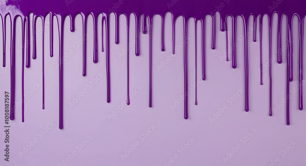Violet paint drips abstract backdrop art with empty space for branding Violet paint drips abstract backdrop art with empty space for branding