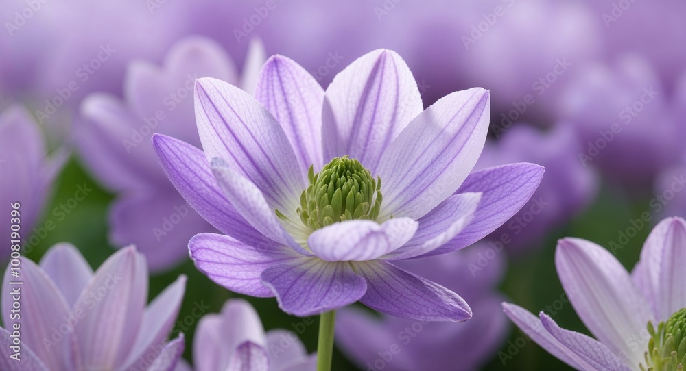 Delicate light violet transitioning into pale lilac tones Delicate light violet transitioning into pale lilac tones