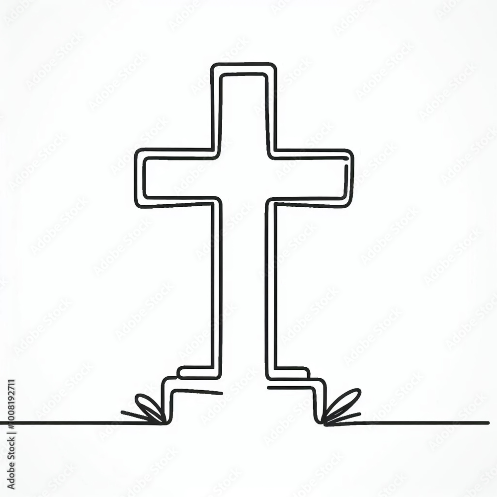 gravestone silhouette thin lines gravestone silhouette thin lines