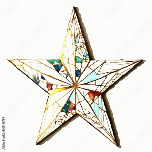 christmas star ornament photo