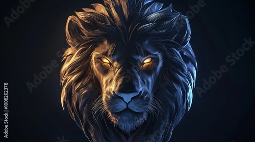 Abstract Lion Head Concept Illustration Vector Design

 photo