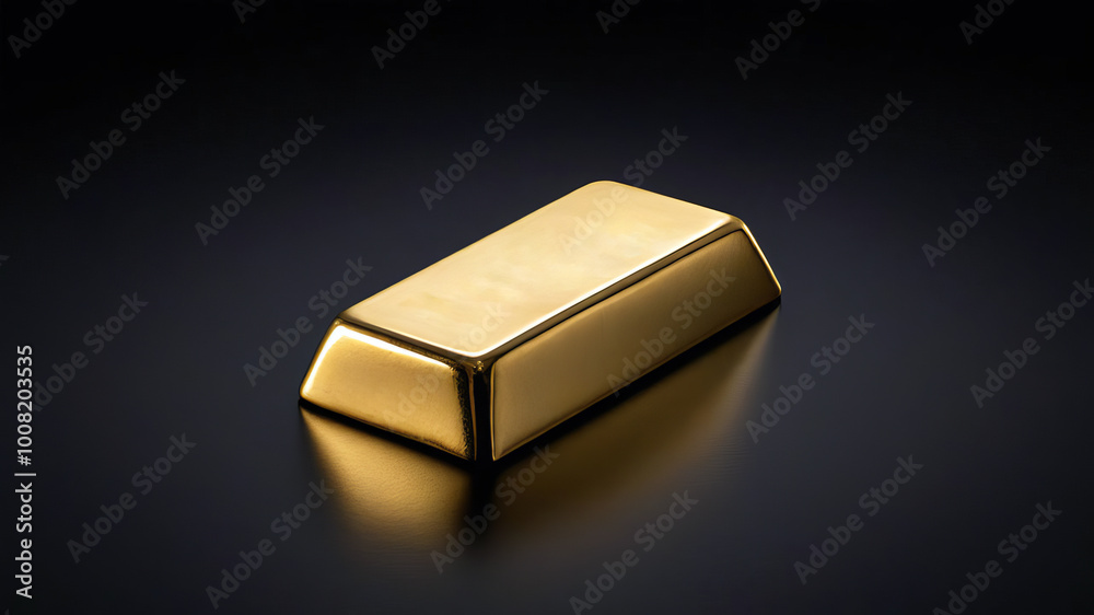 Gold bars on black background Gold bars on black background