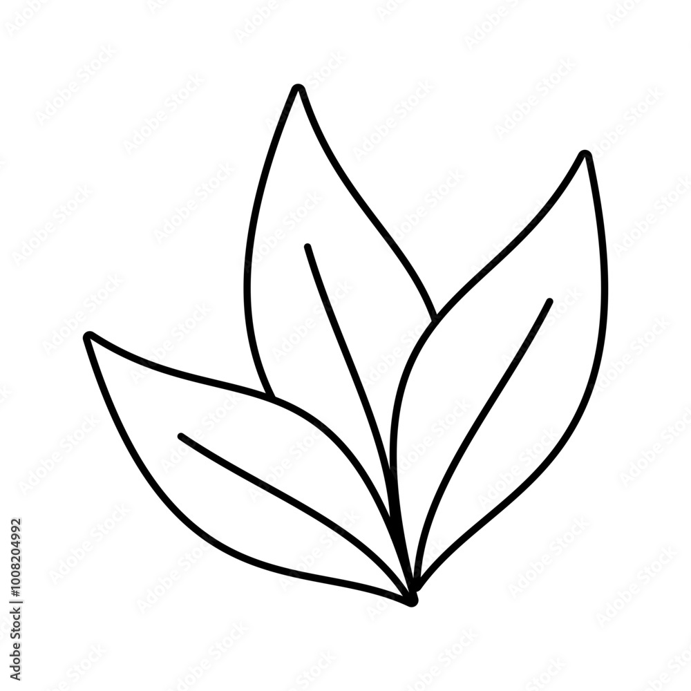 Plant flat line icon editable stroke vector clipart Plant flat line icon editable stroke vector clipart
