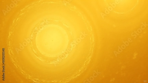 Melted gold texture with glowing circular patterns, creating a warm and luxurious background 