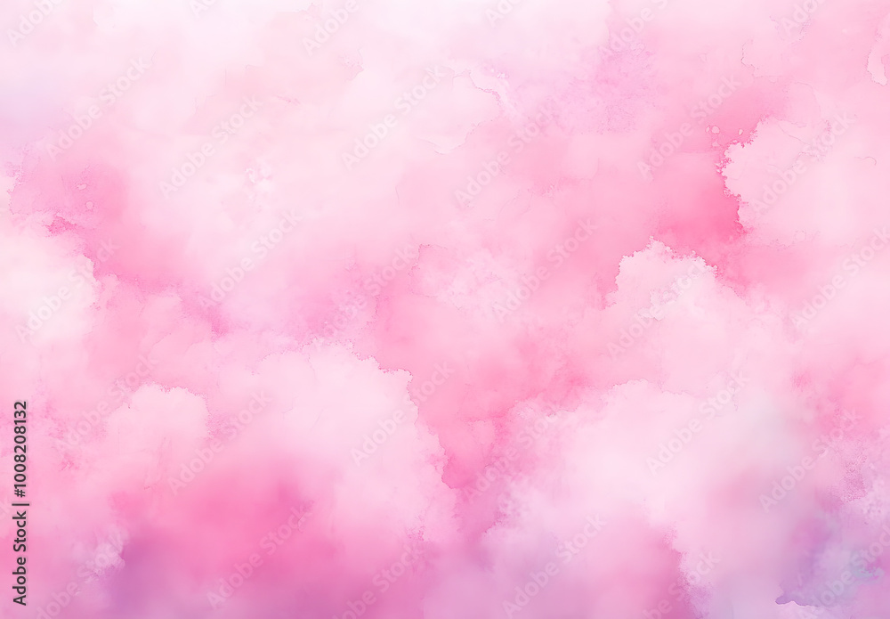 Fototapeta premium pink watercolor background abstract texture with color splash design