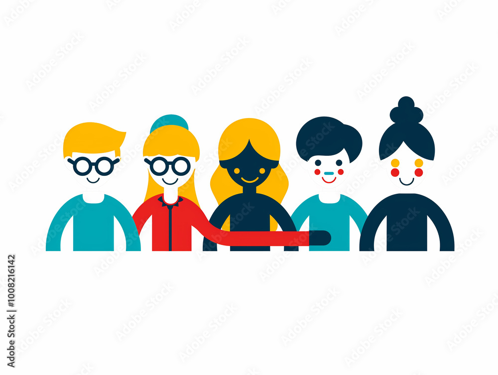 The connection between people across different life spheres creating an atmosphere of mutual support, assistance, and trust.