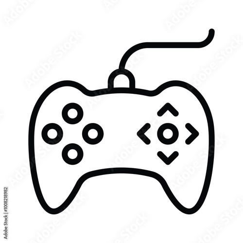 An icon of game controller used for video gaming